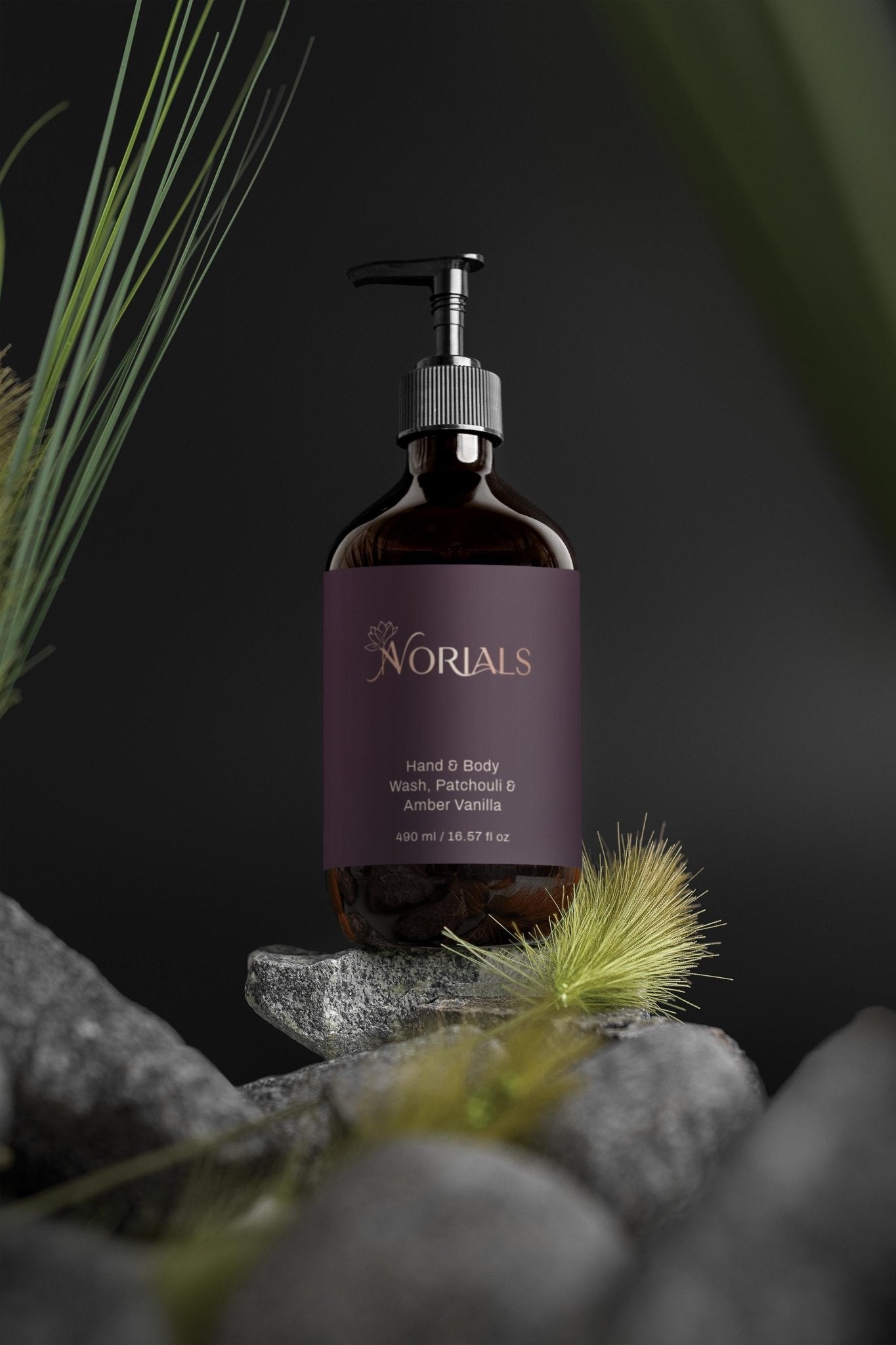 Hand & Body Wash, Patchouli & Amber Vanilla - Norials